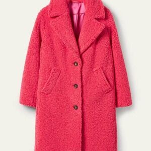 Boden Canterbury Teddy Coat Womens US 6P‎ UK 10P